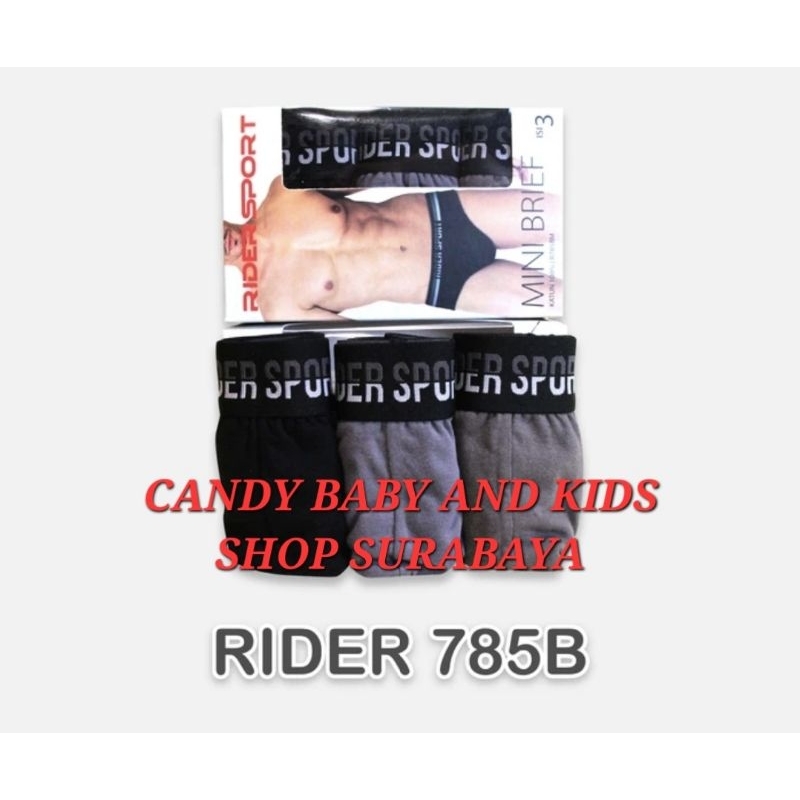 Celana Dalam Pria Rider 785 CD Cowok R785 Underwear R785B Adem 785B Lembut