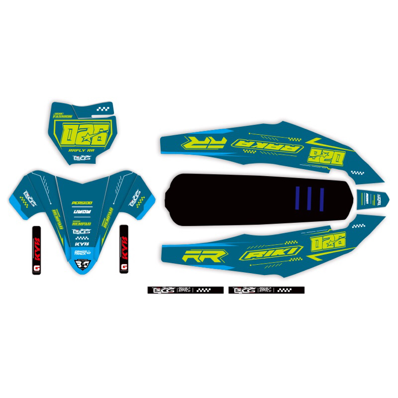 DECAL BEBEK RBT jupiter Z full custom