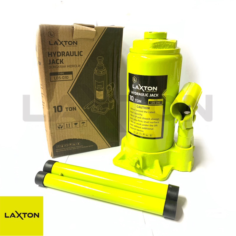 LAXTON dongkrak botol mobil hidrolik bottle jack 10 ton L05-010 MURAH LARIS