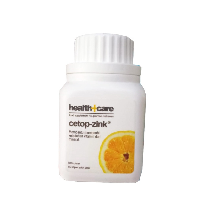 HEALTHCARE CETOP ZINK ISI 60 TABLET-VITAMIN DAN MINERAL