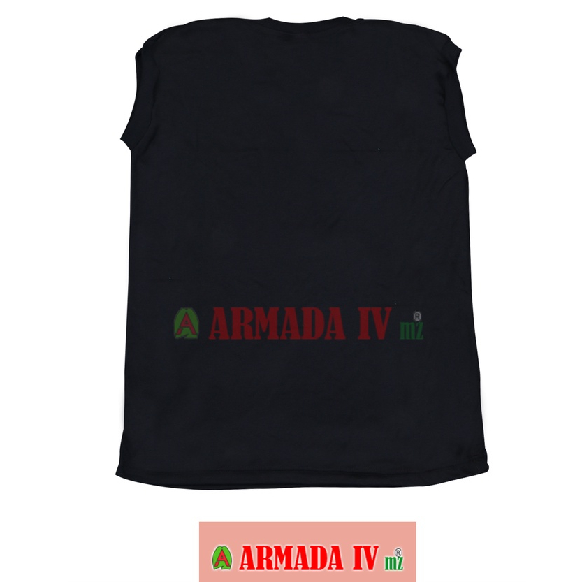 Kaos Oblong Rambo Warna Hitam Polos Kaos Lengan Buntung