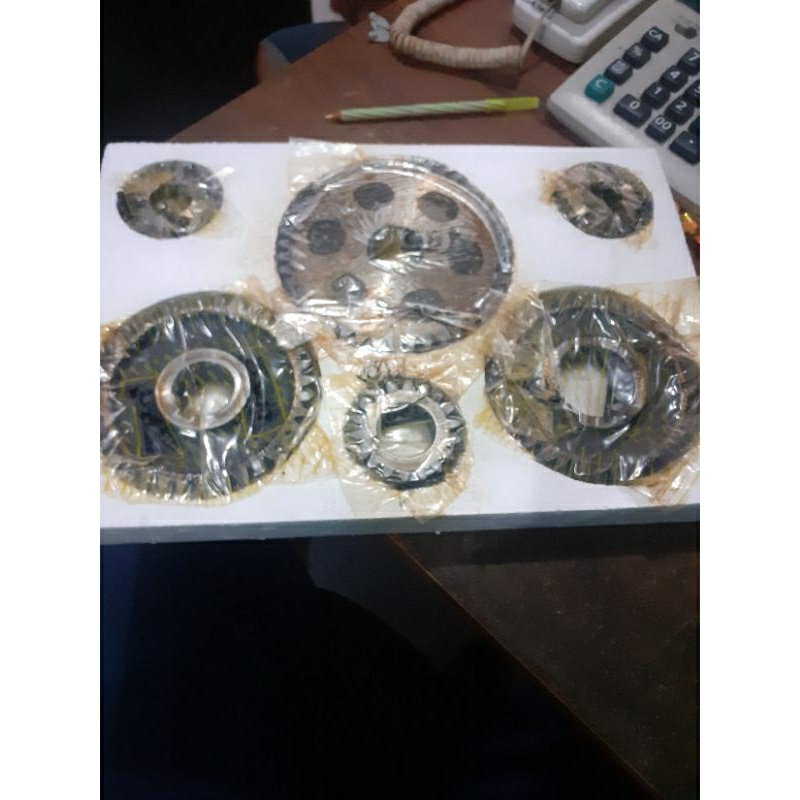 gear set/gigi komplit mesin diesel dong feng S 195/S 1110/S 1115(miring)