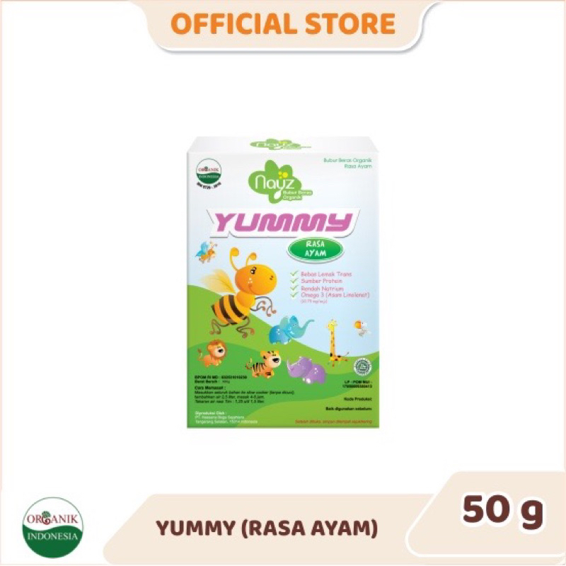 NAYZ Bubur Bayi Organik Baby Booster Organic Mpasi Penambah Nafsu Napsu Makan Berat Badan Anti GTM Tim Beras Tematik BB Laboost Lebrania Yummy Elhappy Tummy 275 50 g gr gram 275g 275gr 275gram 50g 50gr 50gram Nays 9 Bulan Homemade Halal 9+ Siap Masak