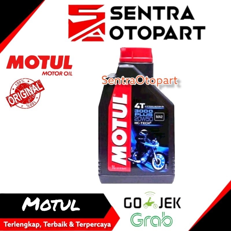 Oli motor motul 3000 4t 20w 50 1 liter 1000ml