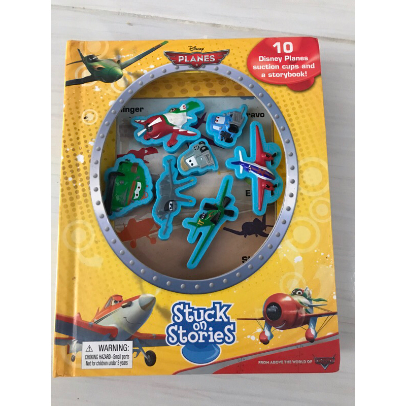 (Preloved) Buku anak disney planes - stuck on stories