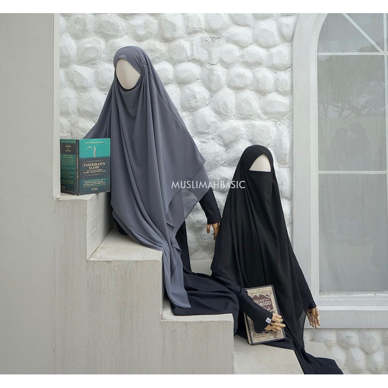 French Khimar FK Instant shafiya Muslimah Basic Muslimahbasic