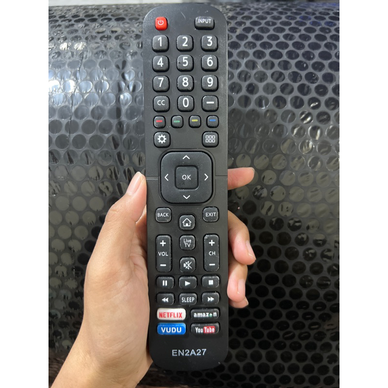 REMOTE REMOT POLYTRON HISENSE AMAZON EN2A27 ORIGINAL ASLI