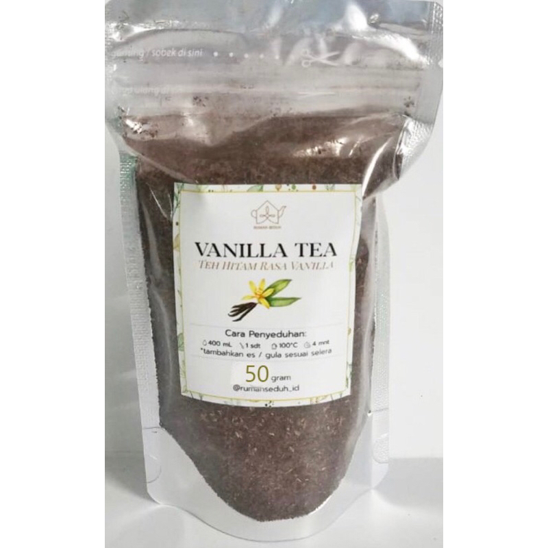 

VANILLA TEA teh hitam vanilla premium