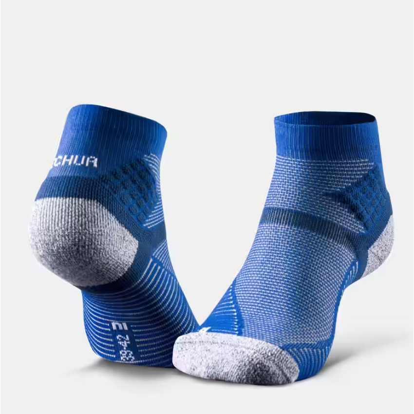 QUECHUA MH500 MID Kaos Kaki Pendek Olahraga Untuk Mendaki Unisex Hiking Nyaman