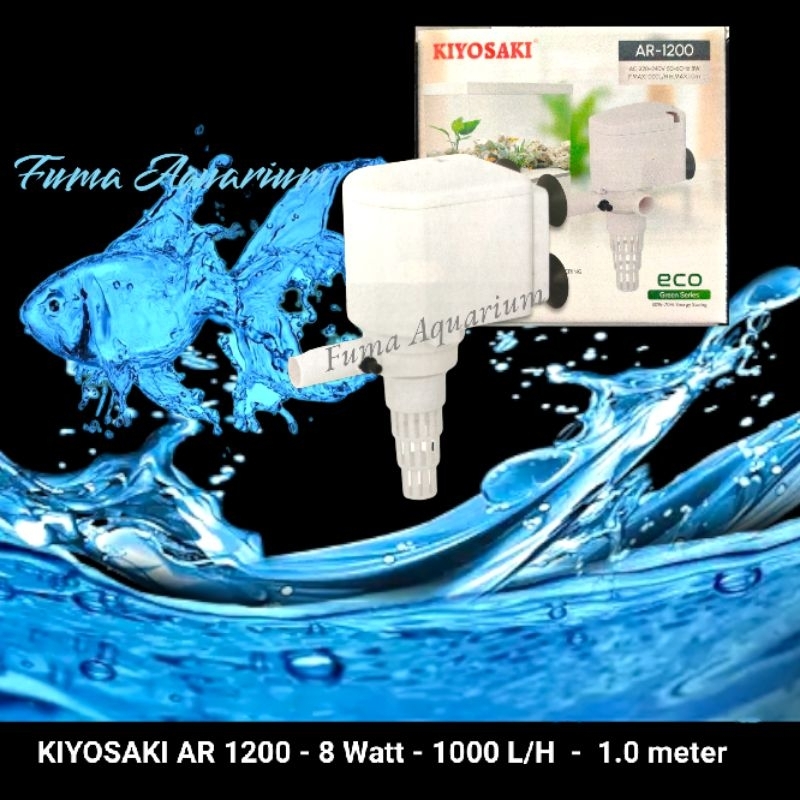 Pompa Celup Mesin Filter KIYOSAKI 1200 AR-1200 Aquarium power head Aquascape Submersible Pump