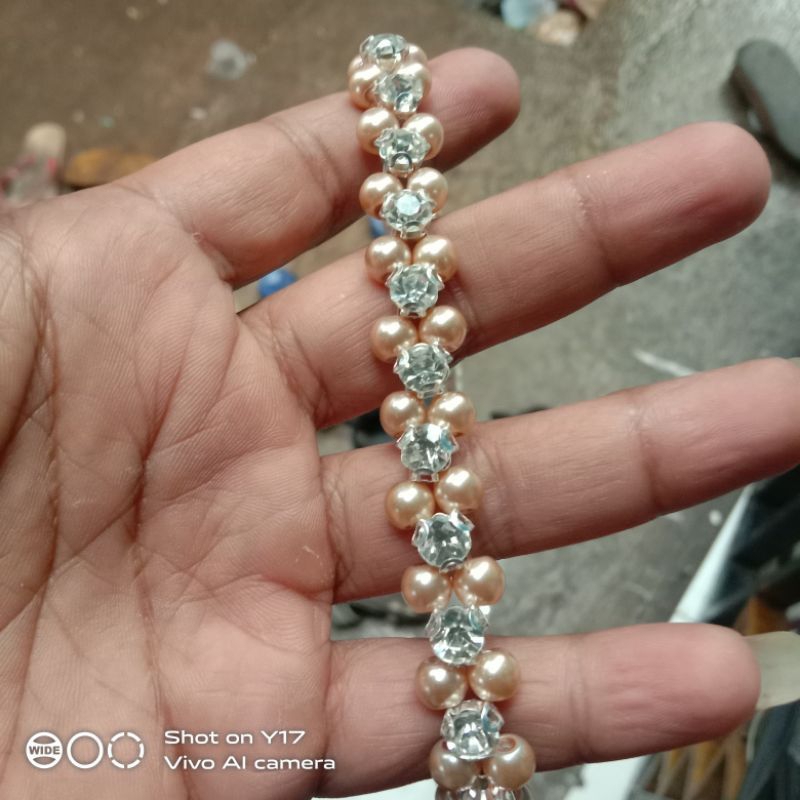 mutiara rangkai/payet rangkai/payet rangkai kostum