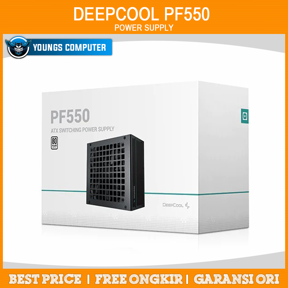 PSU DEEPCOOL PF550 500W 80+ FLAT CABLE