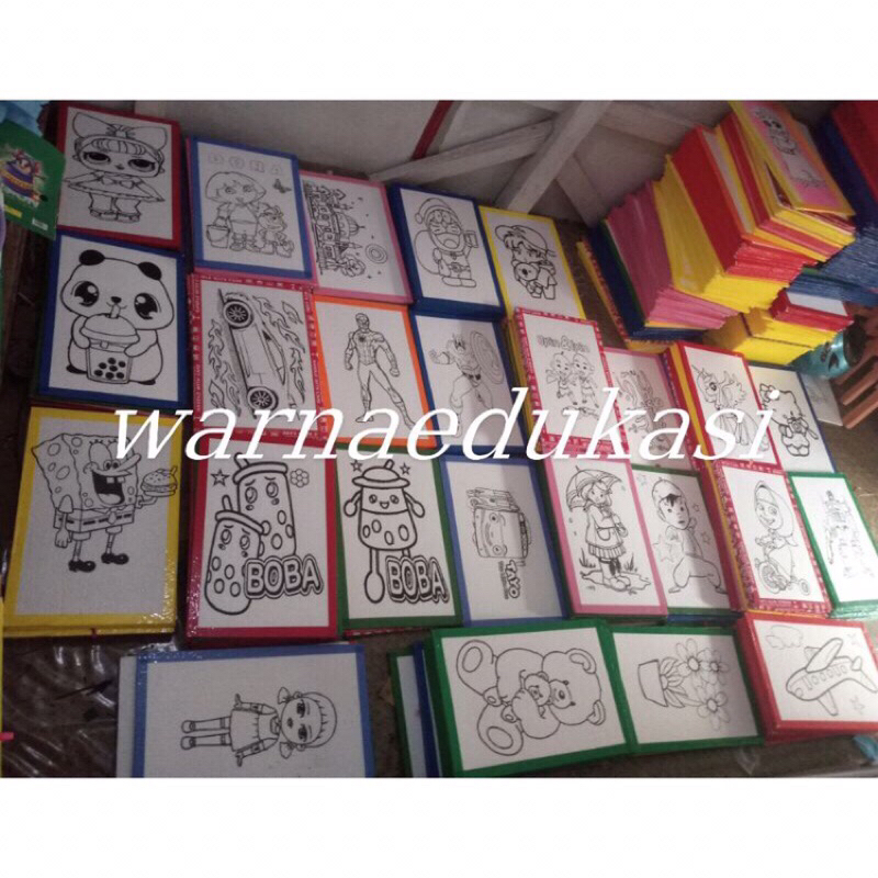 

PAKET HEMAT 20 STEROFOAM MEWARNAI/STYROFOAM LUKIS/GABUS LUKIS ANAK TERMURAH UKURAN 33*50