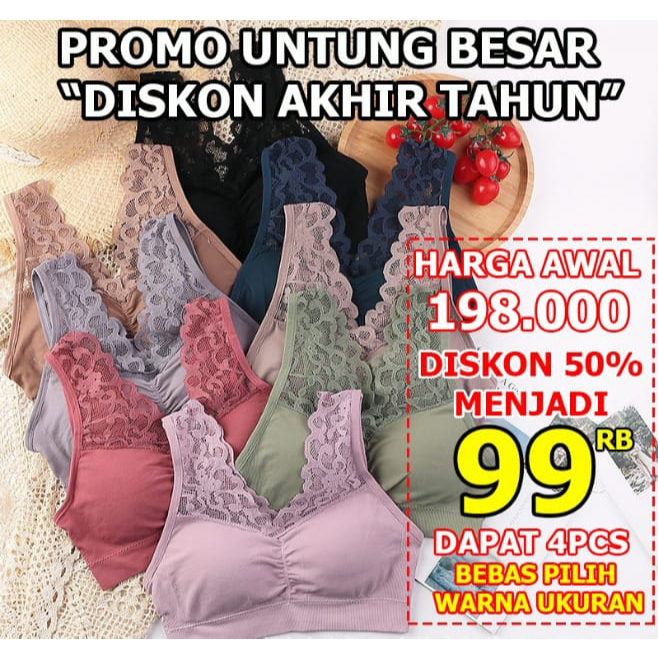 BEAU BRA BRA PARIS ORIGINAL 4pcs