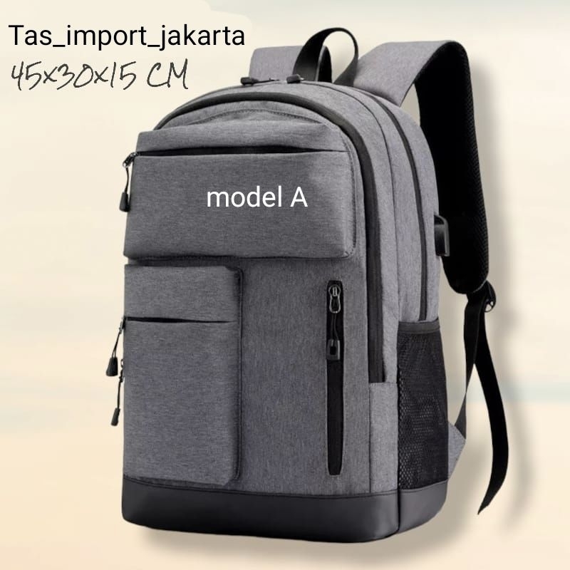 Tas Ransel pria menengah ke atas Tas Ransel laptop Tas sekolah