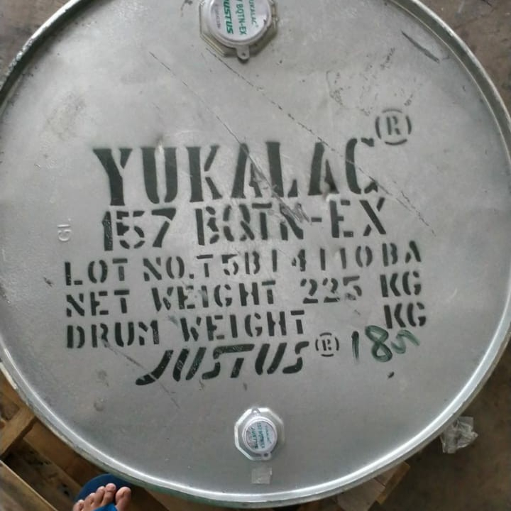 Resin Yukalac 157 BQTN 1 Drum Orginal,Harga langsung DM saja yah bisa di kirim sejabotabek free