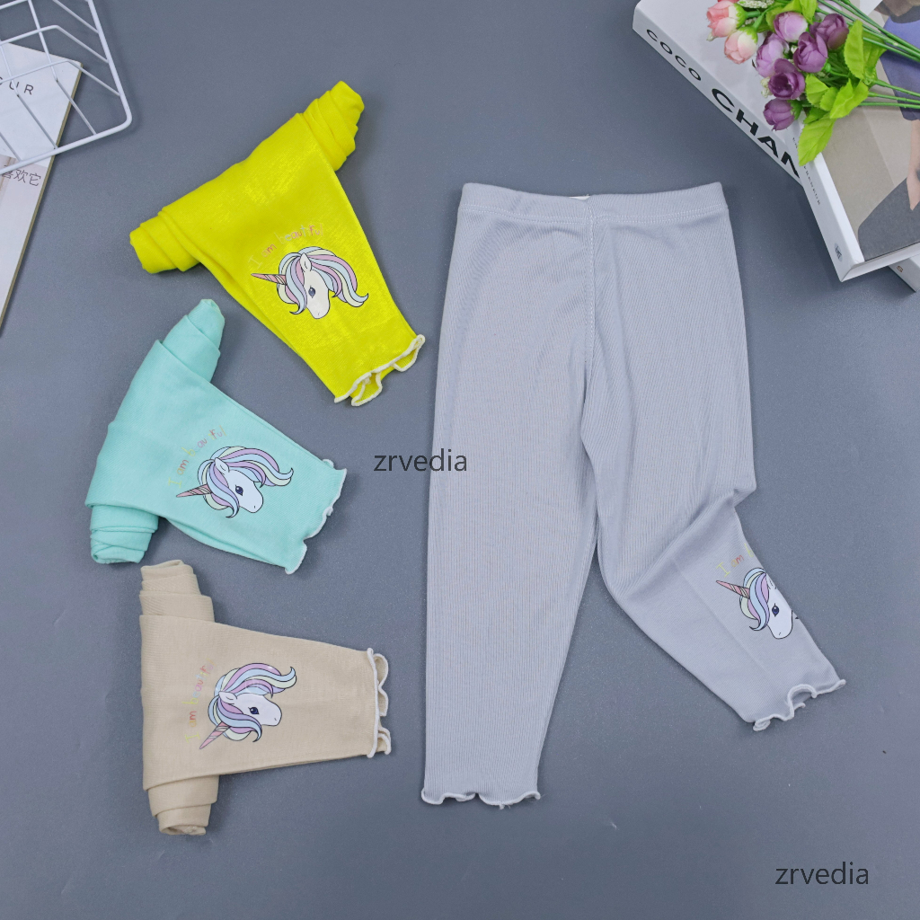 Legging Unicorn uk Bayi - 5 Tahun / Leging Anak Perempuan Premium Pants Celana Panjang Baby Lejing Laging Balita Anak Cewek Kiosbalitaaprillia