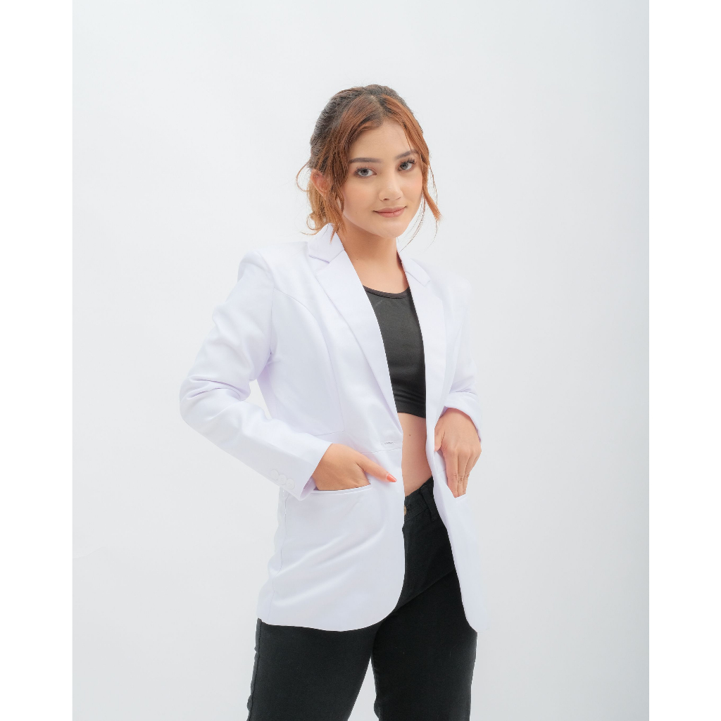 BLAZER WANITA BASIC - BLAZER WANITA FORMAL - B6 - BOLDEN