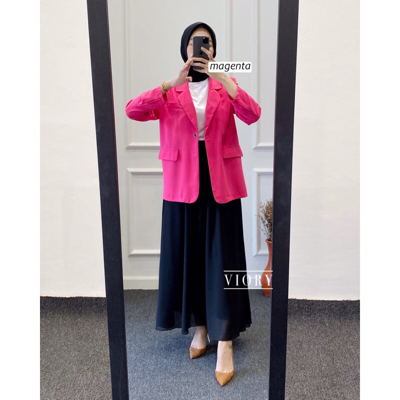 (DEFECT SALE) BLAZER ONE BUTTON / Blazer Wanita/ Blazer Kasual/ Blazer Formal