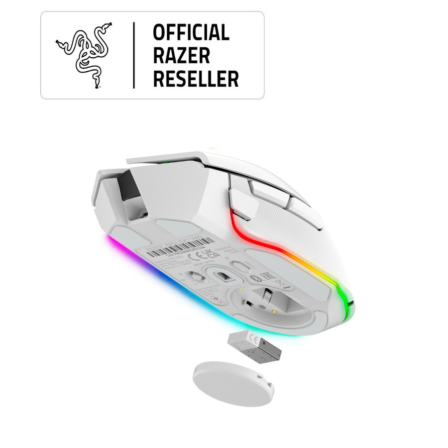 Razer Basilisk V3 Pro Mercury RGB Wireless Gaming Mouse