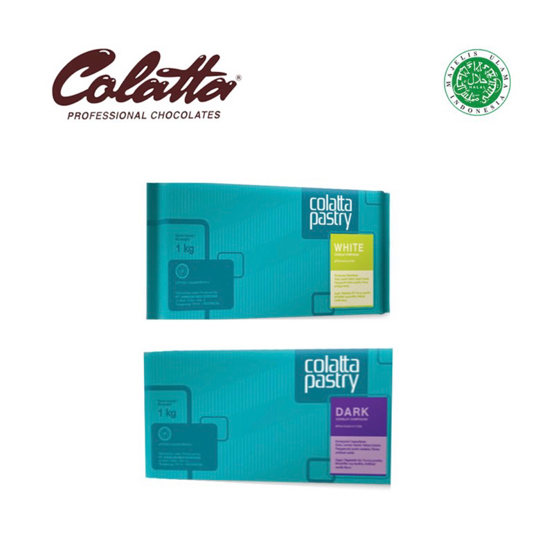 COLATTA PASTRY COMPOUND 1 KG DARK &amp; WHITE