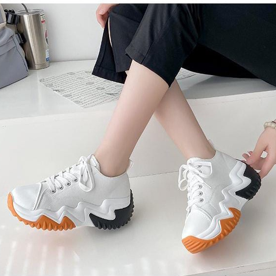 TBIG [COD] Sepatu Sneakers Import Shoes STARENSHOES Fashion Wanita Sepatu Korea Style Sekolah Kuliah