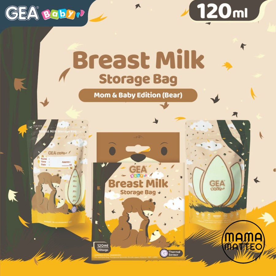 Gea Baby Kantong Asi Animal Hewan 120ml