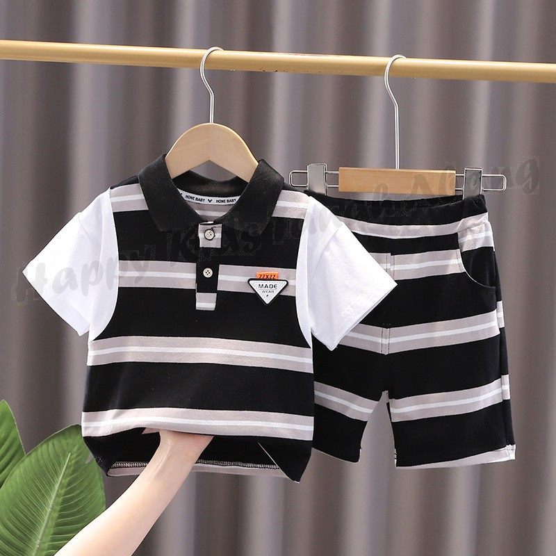 SETELAN BAJU ANAK LAKI-LAKI / PAKAIAN ANAK PREMIUM / BAJU ANAK KEKINIAN BAHAN KATUN BERKUALITAS