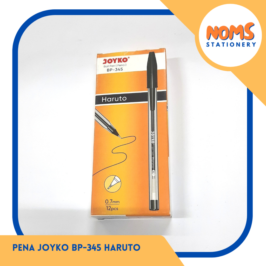 

Pulpen Joyko Haruto BP 345 / Ball Pen BP-345 0.7 mm Ballpen Cabut