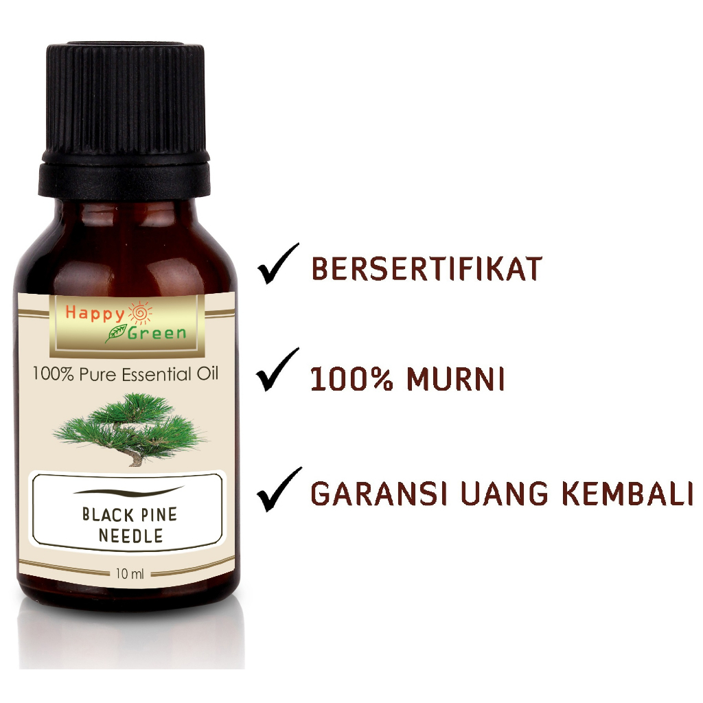 Happy Green Black Pine Essential Oil  - Minyak Pinus Hitam 100%