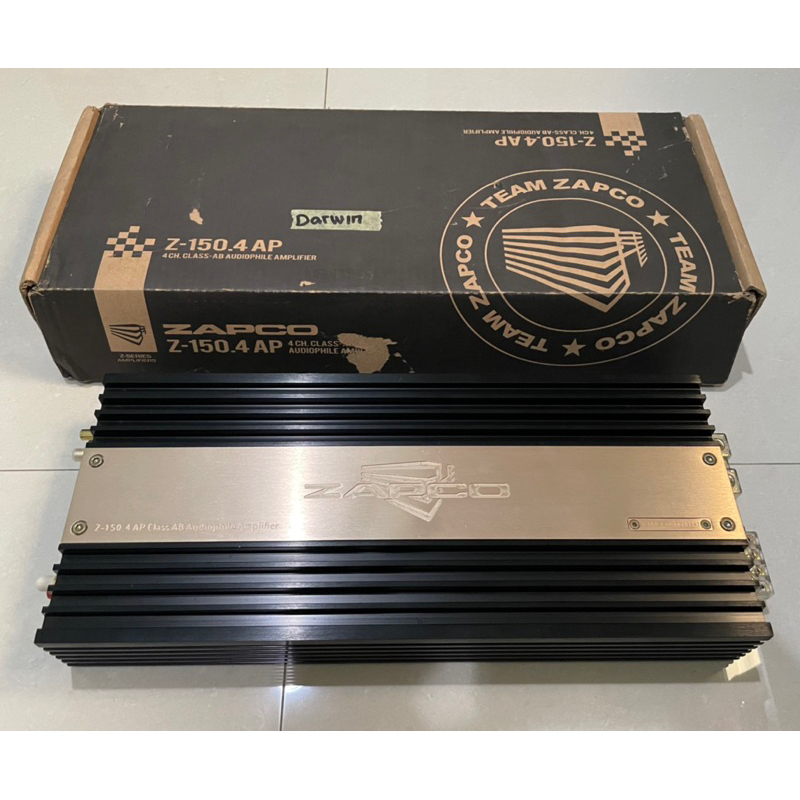 Power 4 ch Zapco Z 150.4 AP Second istimewa super mulus bukan Audison Mosconi Flux Zapco Rockford Jl