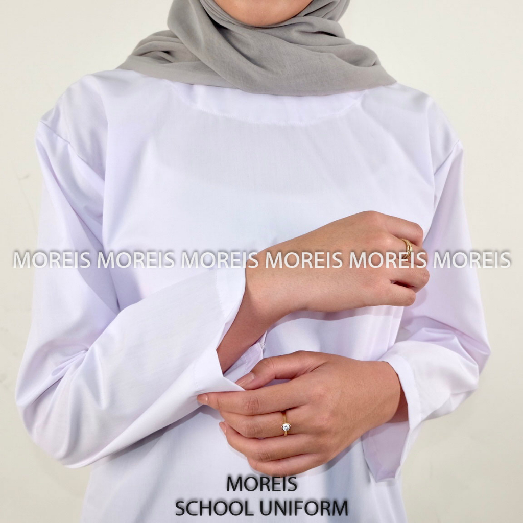 Seragam Sekolah Baju Kurung SD SMP SMA MTs MA Baju Putih Kurung Padang Muslim Anak