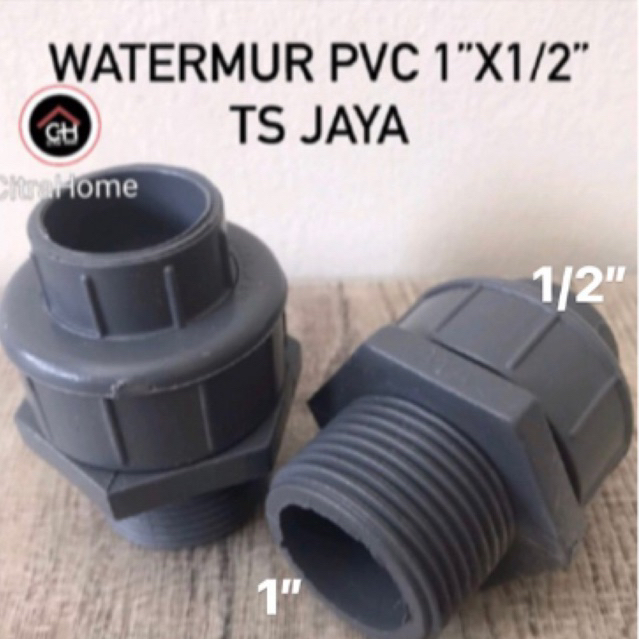 Watermur PVC 1 x 1/2” TS Jaya