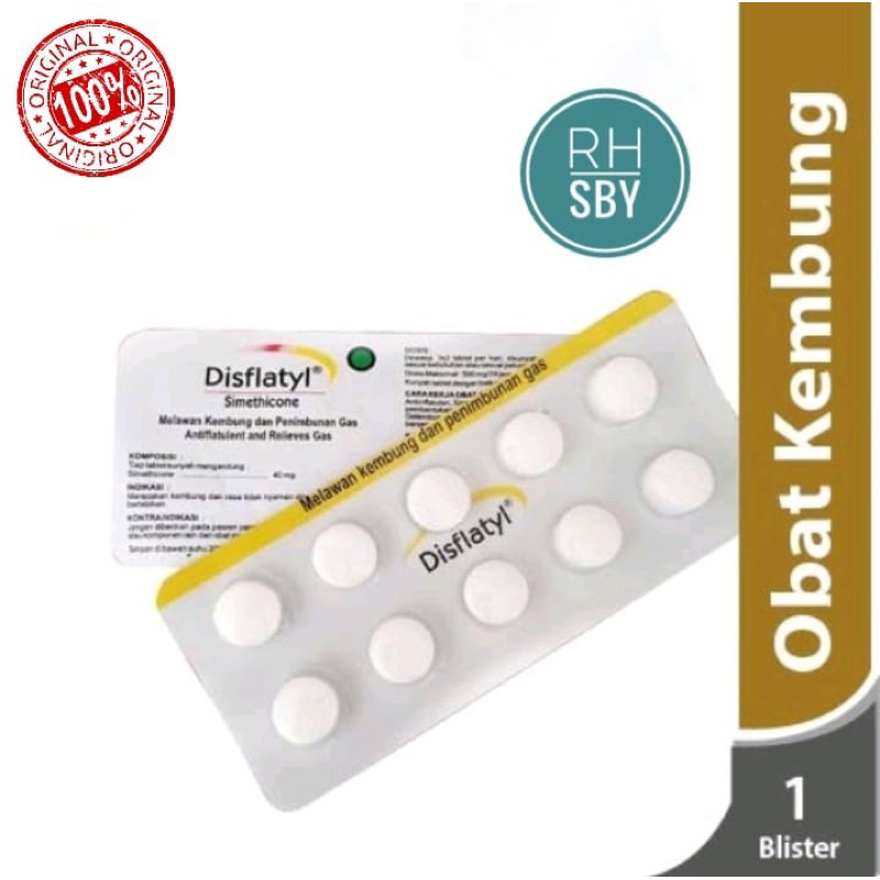 Disflatyl Simethicone 1 Blister @10 Tablet Kunyah