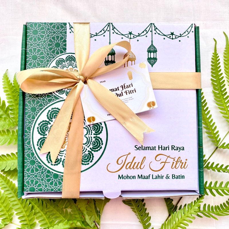 

BOX IDUL FITRI 21X21X5/ KOTAK KADO/ GIFT BOX/ BOX HAMPERS/ HANTARAN