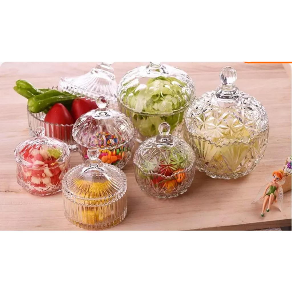 Toples Kaca Elegant Toples Kaca Cantik Candy Jar Toples Kue Toples Permen