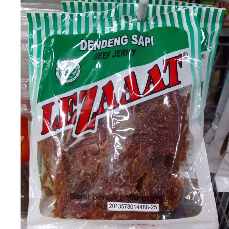 

Dendeng sapi premium Enak Beef Jerky Nikmat 100 Gram