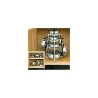rak panci holder organizer cookware teflon wajan 4 susun lid dapur