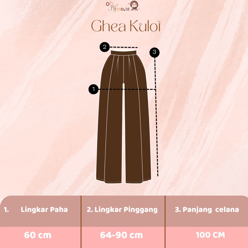 Ghea Kulot | Kulot Crincle Highwaist