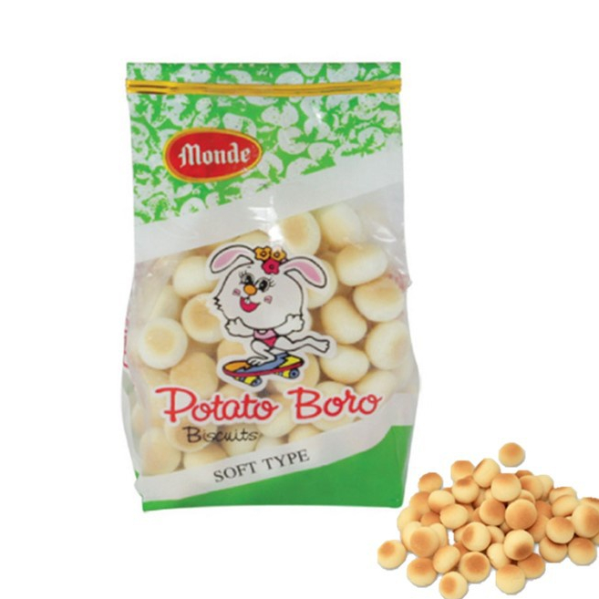 

Nafariz724 Monde Potato Boro 100Gr Orange Jeruk Kentang Cookies Original Biskuit Cemilan Anak Sehat
