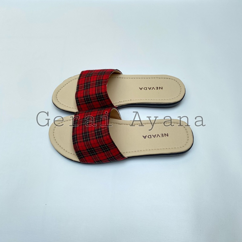 DISKON DAY! Sandal Wanita Ayana Motif - Sandal Nevada Connexion Sandal Teplek