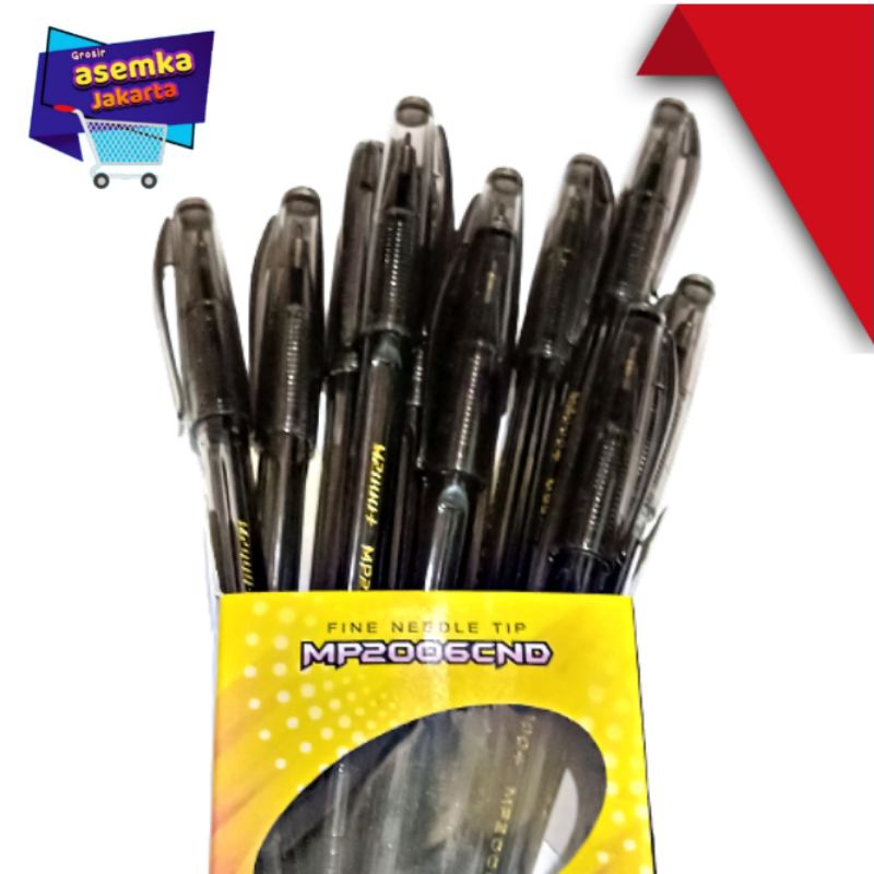 Bolpen Pulpen M2000 Plus Mp2006cnd trans isi 12pcs