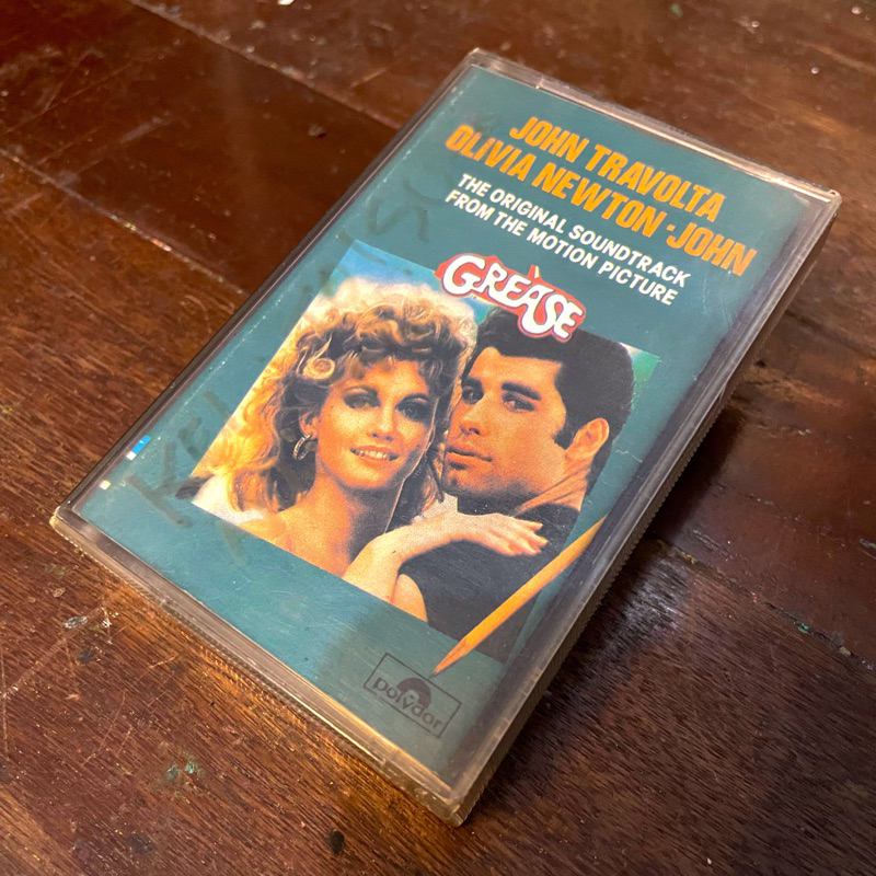 kaset pita john travolta olivia newton-john grease