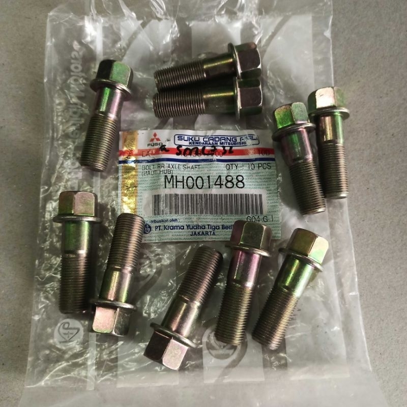 baut nap as roda baut as roda baut hub ps100 ps120 ragasa canter asli ktb harga 1 pcs