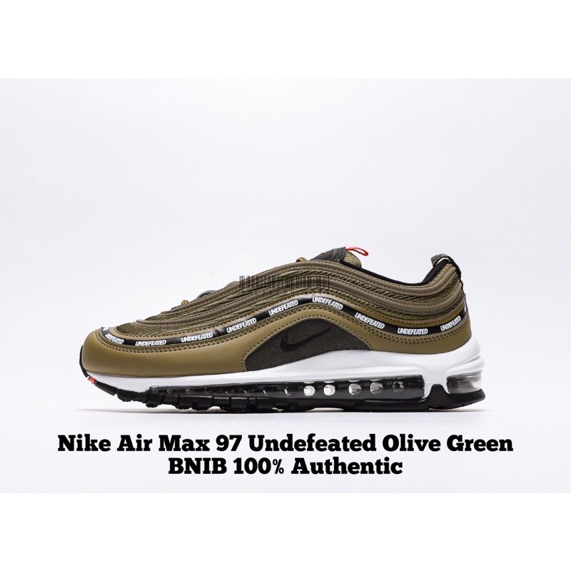 Undefeated X Nike Air Max 97 Green Hijau Olive 1970