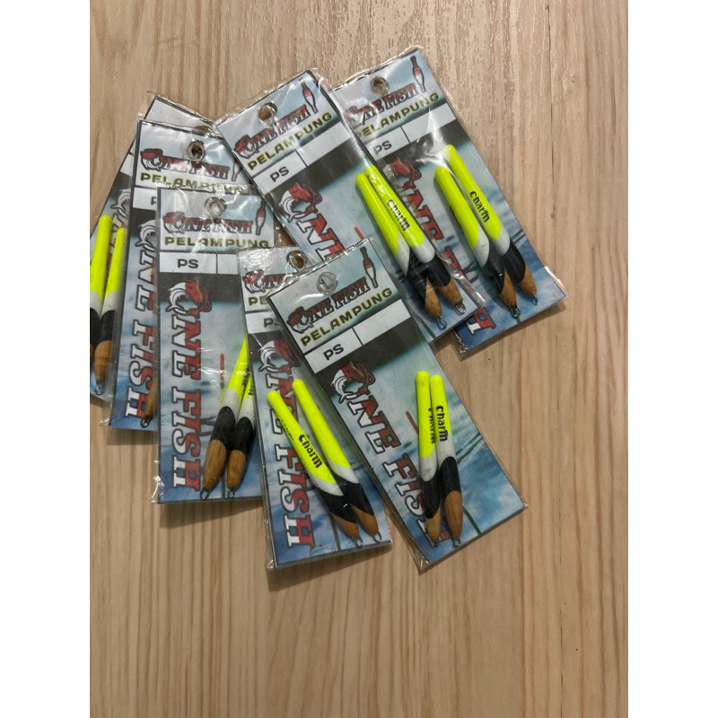 pelampung pancing, pelampung kayu charm 5cm