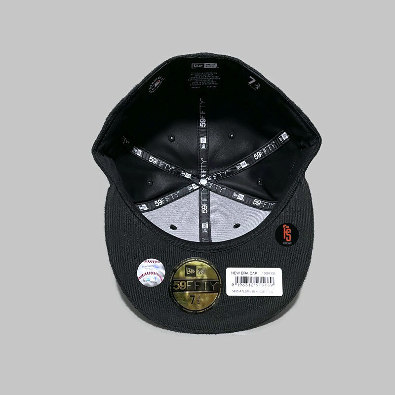 TOPI NEW ERA ORIGINAL 5950 SUEDE ATLANTA BRAVES BLACK CAMEL