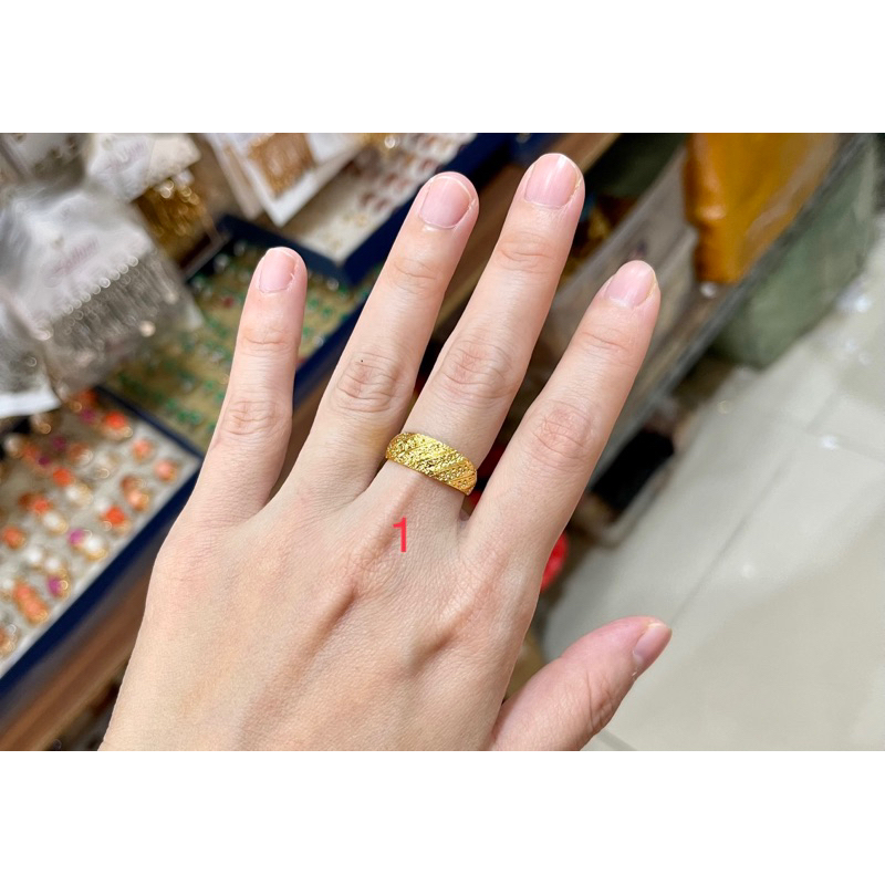 Fifi Fashion Cincin Vietnam Model Perhiasan Lapis Emas C0026