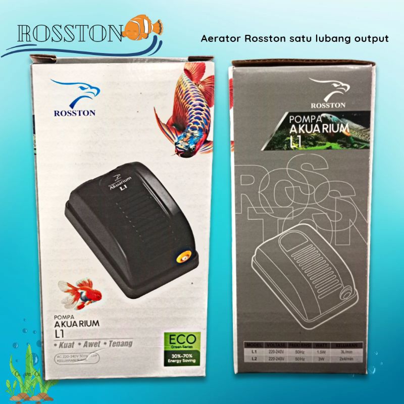 Promo murah Airpump aerator aquarium ROSSTON L1