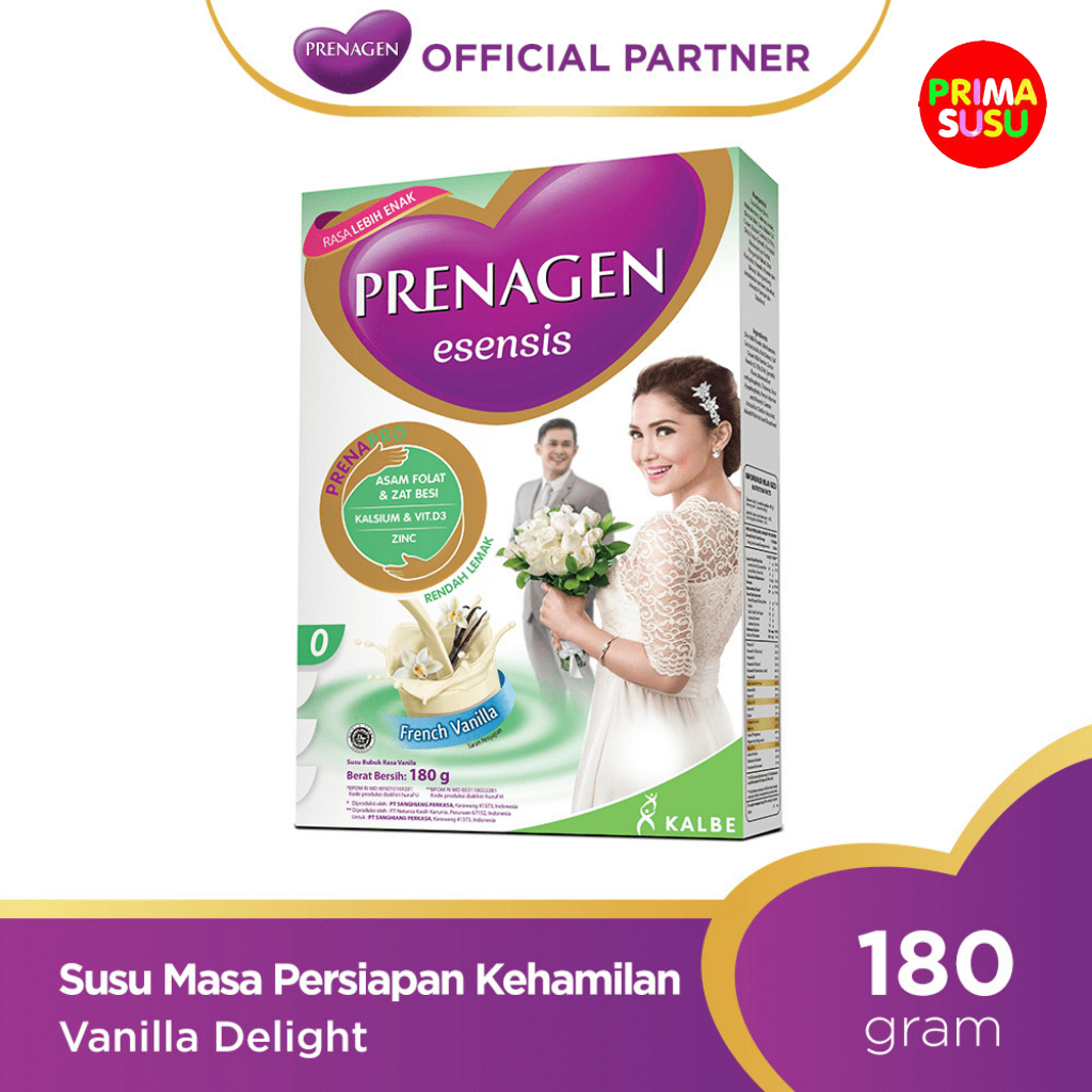 Prenagen Esensis 180 Gr, Vanila, Cokelat